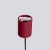 Lampa wisząca HALO 1 burgund SL.1749 - Sollux