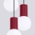 Lampa wisząca HALO 3P burgund SL.1750 - Sollux