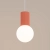 Lampa wisząca HALO 1 brzoskwiniowa SL.1754 - Sollux