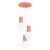Lampa wisząca HALO 3P brzoskwiniowa SL.1755 - Sollux