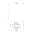 Lampa wisząca CARO SL.1757 - Sollux