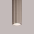 Lampa wisząca KARBON 1 taupe SL.1759 - Sollux