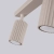 Plafon KARBON 3L taupe SL.1764 - Sollux