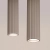 Lampa wisząca KARBON 2 taupe SL.1773 - Sollux