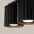Plafon AURA 2 czarny GU10 SL.1785 - Sollux