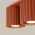 Plafon AURA 2 ochra czerwona GU10 SL.1800 - Sollux