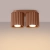 Plafon AURA 2 mocca GU10 SL.1805 - Sollux