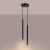 Lampa wisząca ARCHE 2P czarna SL.1867 - Sollux