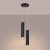 Lampa wisząca LAGOS 2P czarna SL.1869 - Sollux