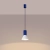 Lampa wisząca ESTRIA 1 biała/ultramaryna SL.1874 - Sollux