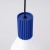 Lampa wisząca ESTRIA 1 biała/ultramaryna SL.1874 - Sollux