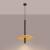 Lampa wisząca FELTRO 1 czarna/żółta SL.1880 - Sollux