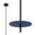 Lampa wisząca FELTRO 1 czarna/granatowa SL.1881 - Sollux