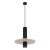 Lampa wisząca PELTA 1 czarna/beżowa SL.1882 - Sollux