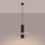 Lampa wisząca PELTA 1 czarna/beżowa SL.1882 - Sollux