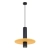 Lampa wisząca PELTA 1 czarna/żółta SL.1883 - Sollux