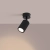 Plafon aluminiowy czarny regulowany 18cm KARBON 1 z serii KARBON SL.1913 - Sollux Lighting