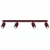 Plafon aluminiowy burgundowy 4-punktowy 81cm z serii KARBON SL.1924 - Sollux Lighting