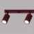 Plafon aluminiowy burgundowy 4-punktowy 81cm z serii KARBON SL.1924 - Sollux Lighting