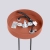 Lampa wisząca HALO 2P ochra czerwona SL.1975 - Sollux