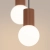 Lampa wisząca HALO 2P mocca SL.1976 - Sollux