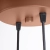 Lampa wisząca HALO 2P mocca SL.1976 - Sollux
