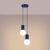 Lampa wisząca HALO 2P ultramaryna SL.1977 - Sollux