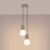 Lampa wisząca HALO 2P taupe SL.1978 - Sollux