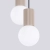 Lampa wisząca HALO 2P taupe SL.1978 - Sollux