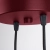 Lampa wisząca HALO 2P burgund SL.1979 - Sollux