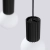 Lampa wisząca HALO 2L czarna SL.1982 - Sollux