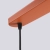 Lampa wisząca HALO 2L ochra czerwona SL.1985 - Sollux