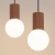 Lampa wisząca HALO 2L mocca SL.1986 - Sollux