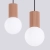 Lampa wisząca HALO 2L mocca SL.1986 - Sollux