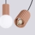 Lampa wisząca HALO 2L mocca SL.1986 - Sollux