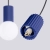 Lampa wisząca HALO 2L ultramaryna SL.1987 - Sollux