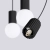 Lampa wisząca HALO 3L czarna SL.1992 - Sollux