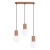 Lampa wisząca HALO 3L mocca SL.1996 - Sollux