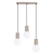 Lampa wisząca HALO 3L taupe SL.1998 - Sollux