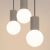 Lampa wisząca HALO 3L taupe SL.1998 - Sollux