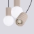 Lampa wisząca HALO 3L taupe SL.1998 - Sollux
