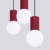 Lampa wisząca HALO 3L burgund SL.1999 - Sollux