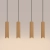 Lampa wisząca KARBON 4L złoty SL.2002 - Sollux