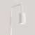 Lampa podłogowa aluminiowa biała 118cm z serii KARBON SL.2013 - Sollux Lighting