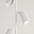 Lampa podłogowa aluminiowa biała 3-punktowa KARBON 3 SL.2014 - Sollux Lighting