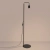 Lampa podłogowa aluminiowa czarna 160cm z serii KARBON SL.2015 - Sollux Lighting