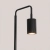 Lampa podłogowa aluminiowa czarna 160cm z serii KARBON SL.2015 - Sollux Lighting