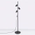 Lampa podłogowa aluminiowa czarna 3-punktowa KARBON 3 z serii KARBON SL.2016 - Sollux Lighting