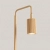 Lampa podłogowa aluminiowa złota wysoka 118cm z serii KARBON SL.2021 - Sollux Lighting