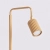 Lampa podłogowa aluminiowa złota wysoka 118cm z serii KARBON SL.2021 - Sollux Lighting